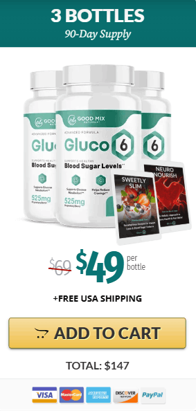 GLUCO6 price 3 bottle